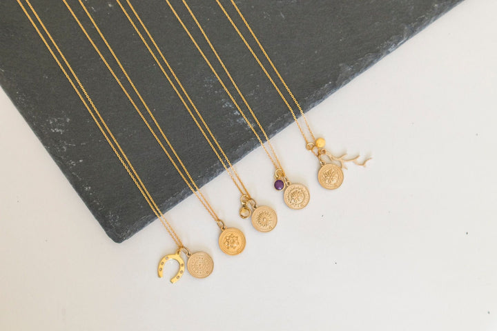 Gold Vermeil Enchanted Animals Cat Necklace