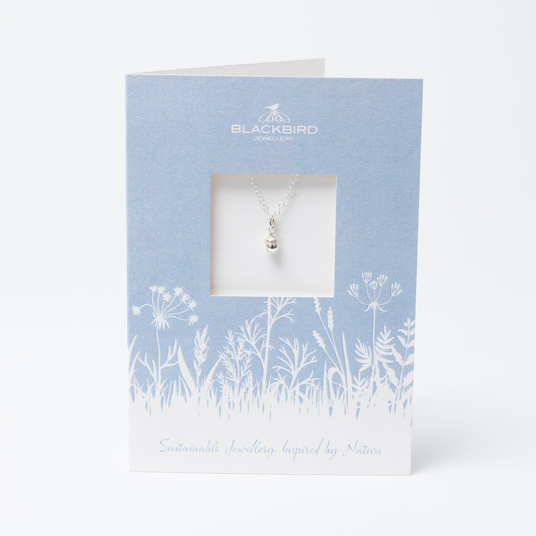 Acorn Necklace Greeting Card