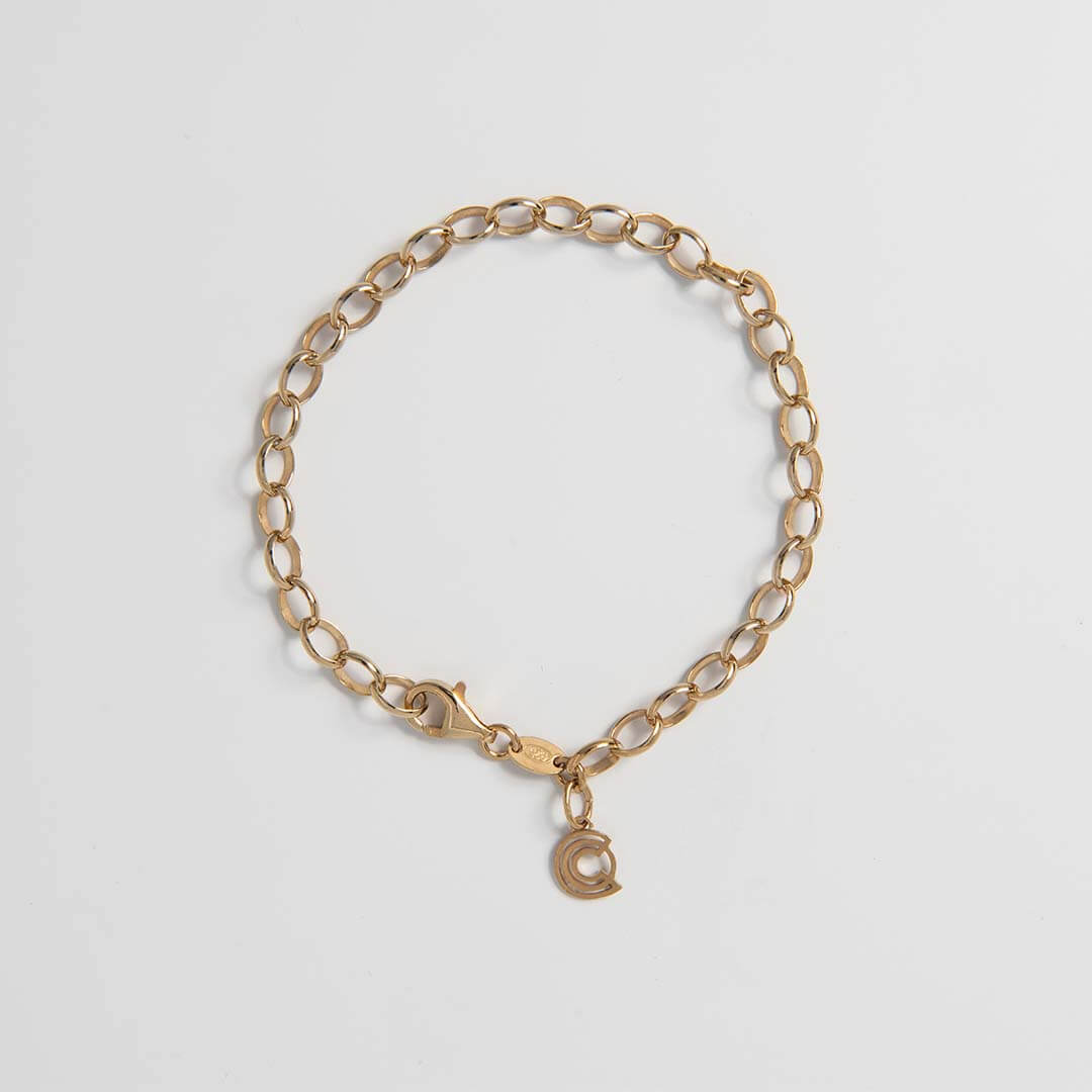 Belcher Chain Bracelet (18ct Gold Vermeil)