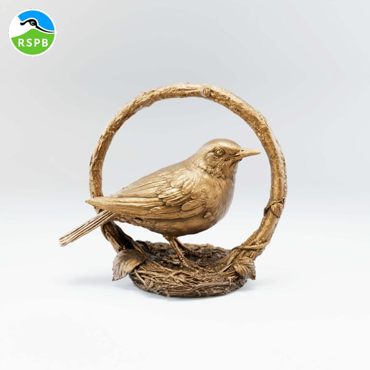 Blackbird Bronze Miniature Sculpture