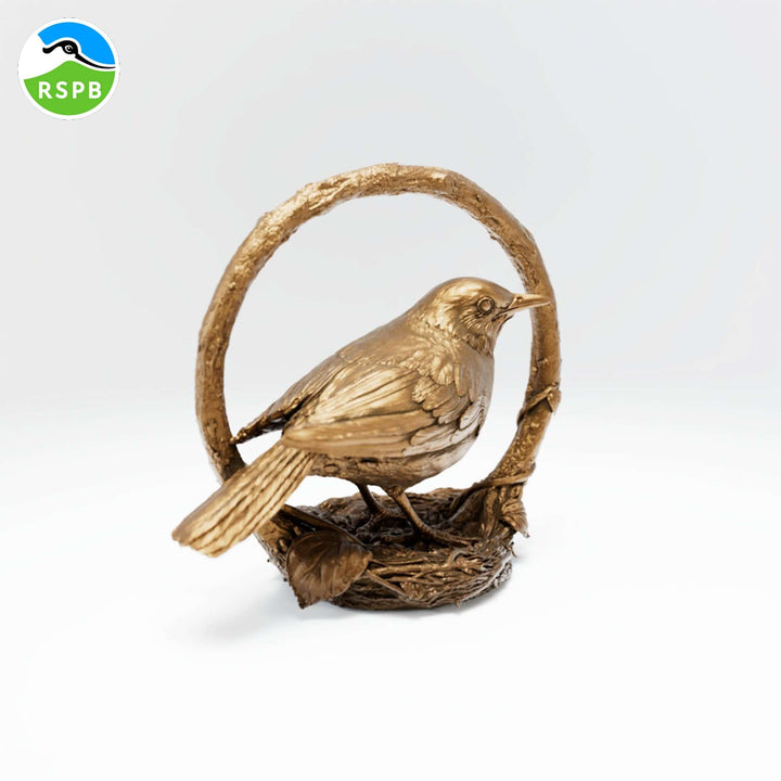 Blackbird Bronze Miniature Sculpture
