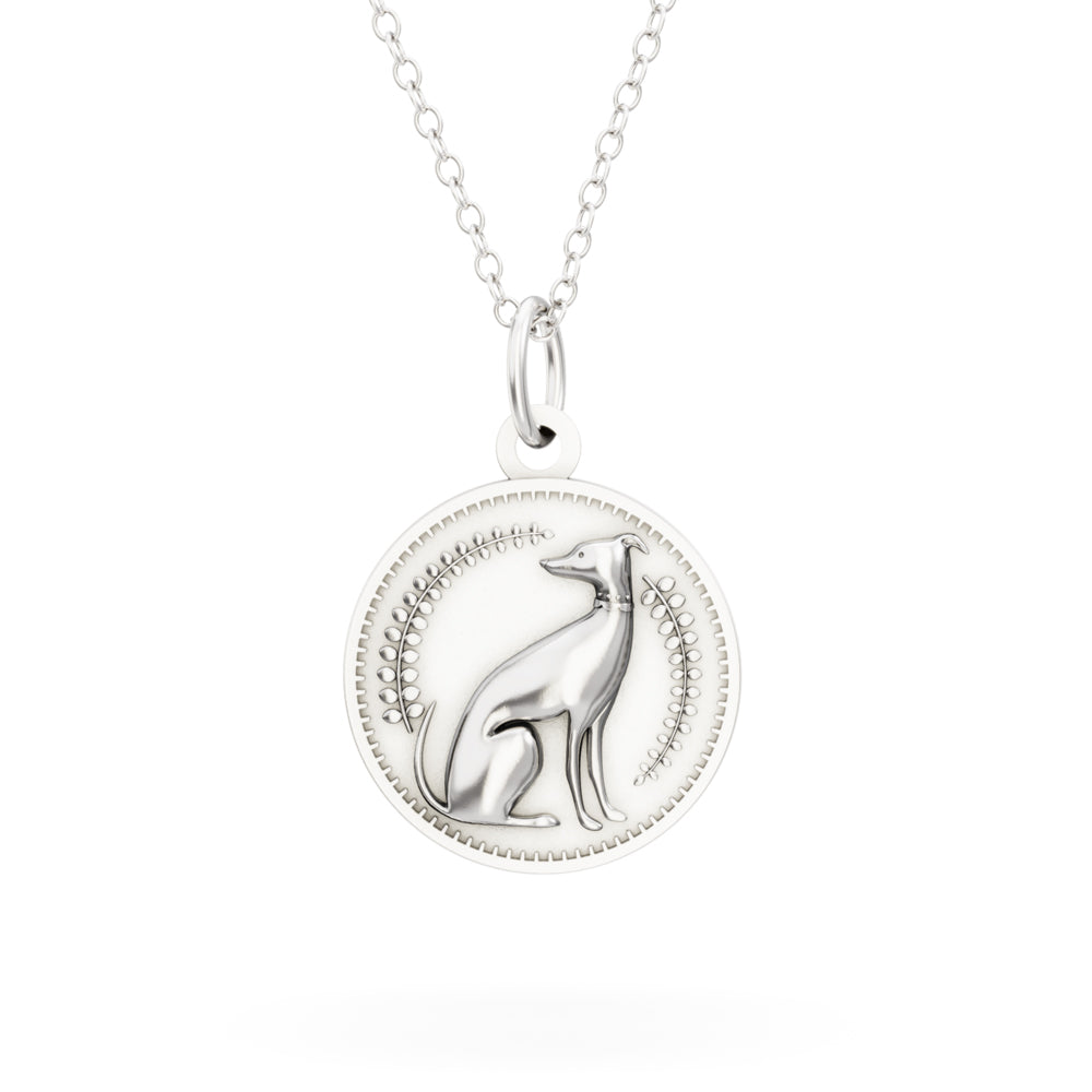 Sterling Silver Enchanted Animals Dog Necklace