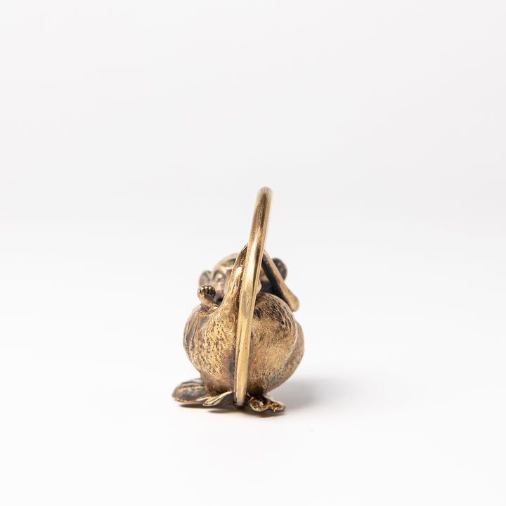 Sleepy Dormouse Bronze Miniature Sculpture