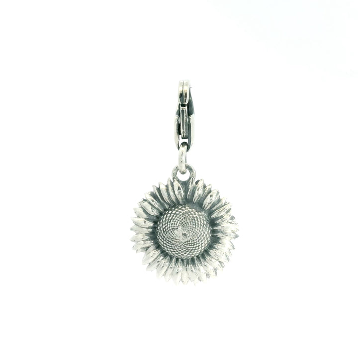 Sterling Silver Sunflower Charm
