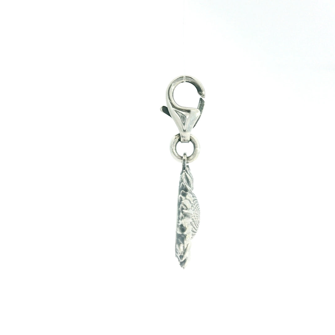 Sterling Silver Sunflower Charm