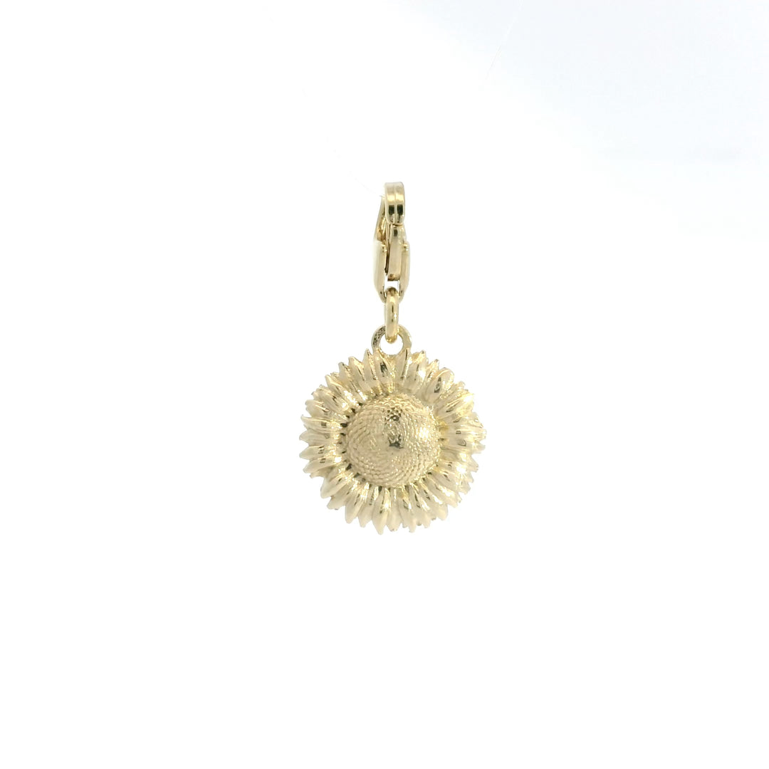 18ct Gold Vermeil Sunflower Charm