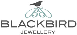 Blackbird Jewellery logo featuring a blackbird perched on a decorative ‘BB’ monogram