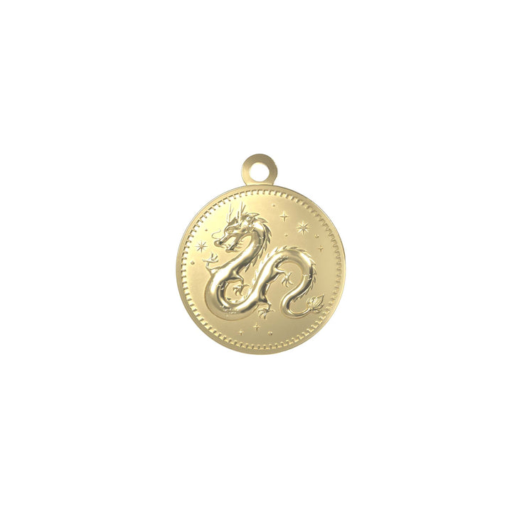 18ct Gold Vermeil Enchanted Animals Dragon Charm