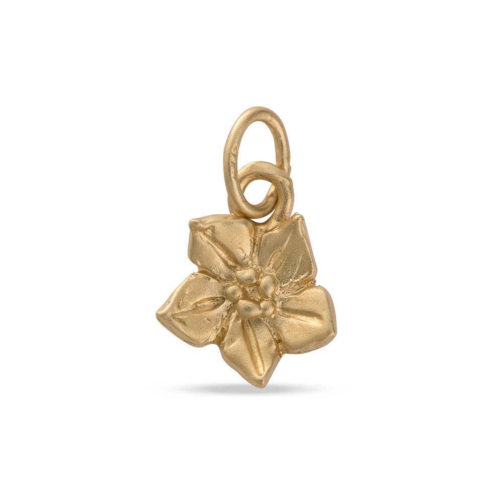 18ct Gold Vermeil Forget Me Not Charm