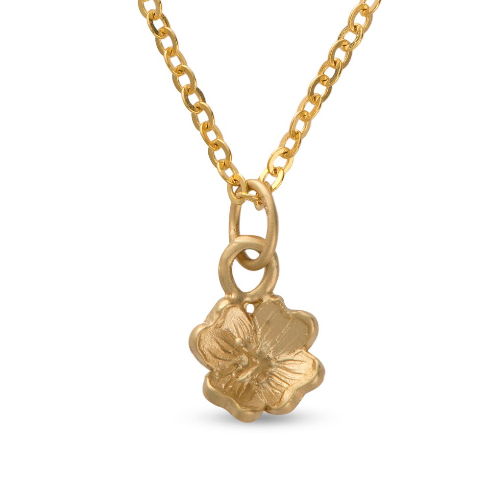Primrose Necklace in Sterling Silver – Handmade Floral Jewellery Gift