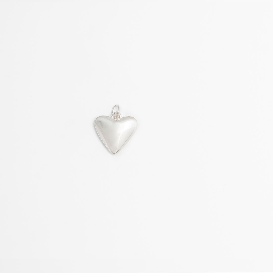 Sterling Silver Large Heart Charm