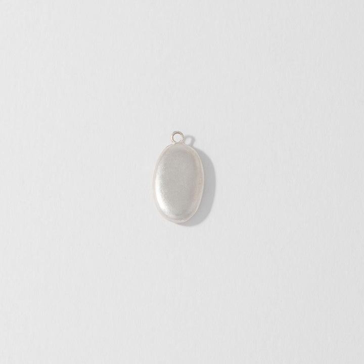 Seashore Large Sterling Silver Pebble Charm