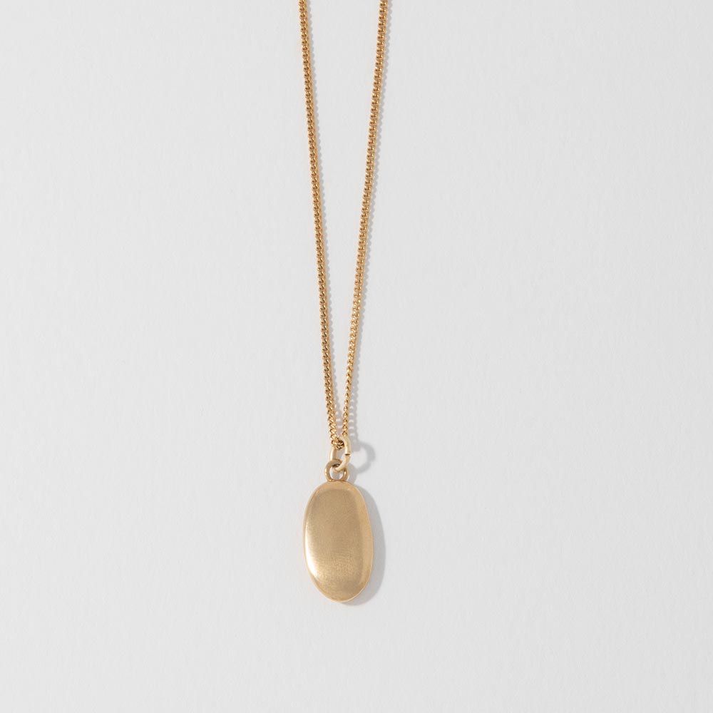 18ct Gold Vermeil Medium Pebble Necklace