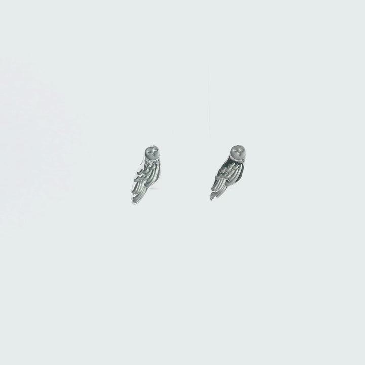 Blackbird Jewellery Sterling Silver Barn Owl Earrings handmade in the UK – meaningful nature-inspired jewellery gift for bird lovers.