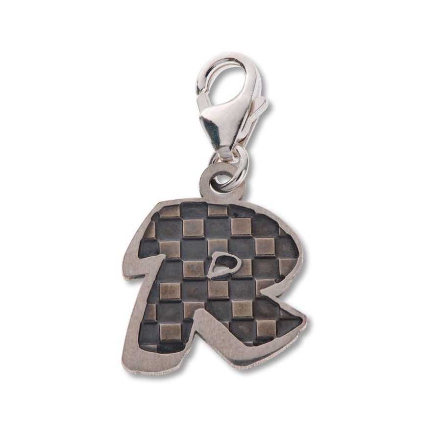 Comic Style Letter Q Alphabet Charm