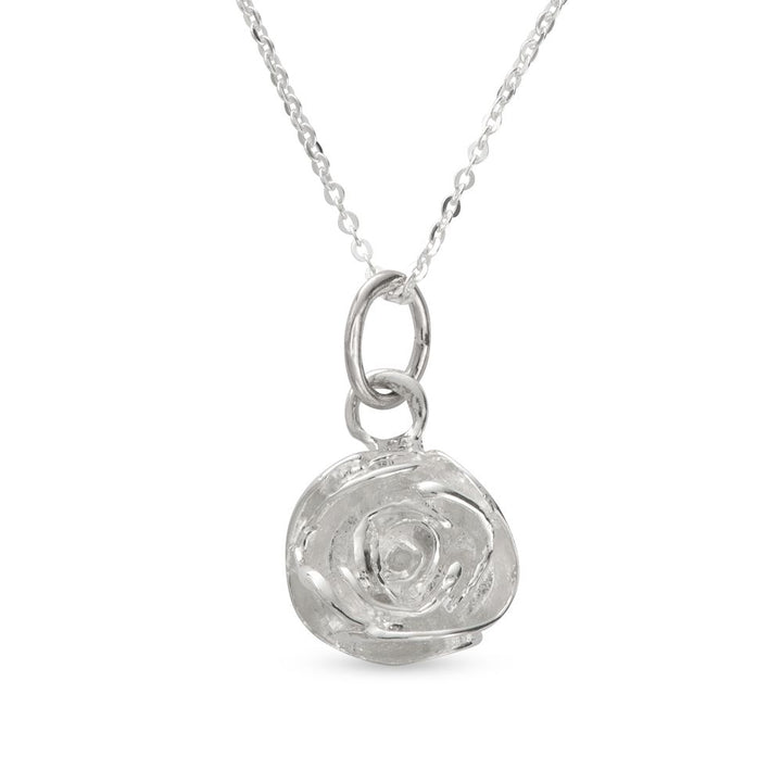 Rose Necklace in Sterling Silver – Handmade Romantic Jewellery Gift