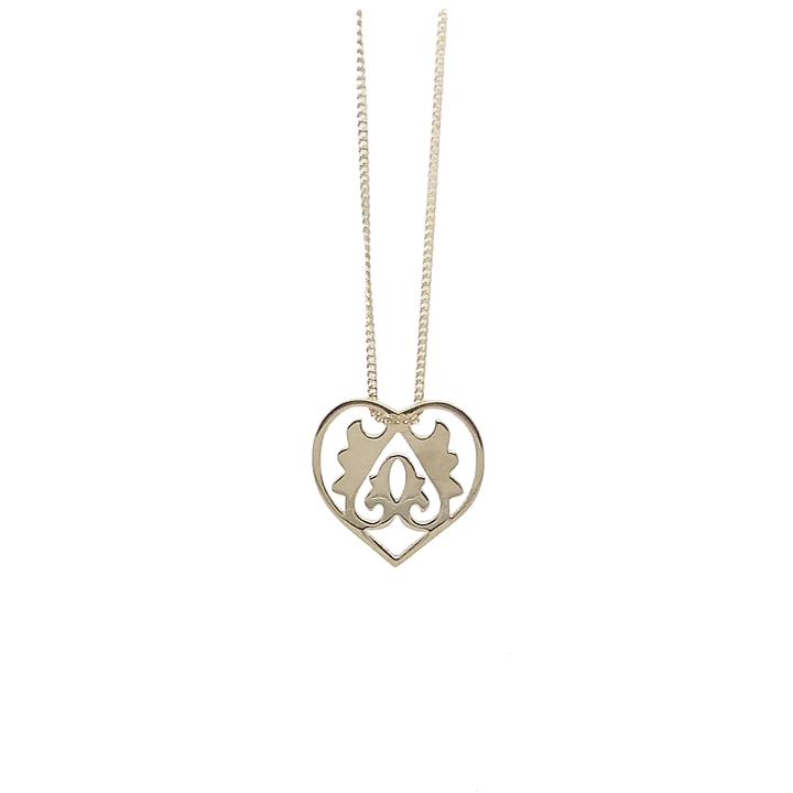 Sterling Silver Ace of Hearts Necklace