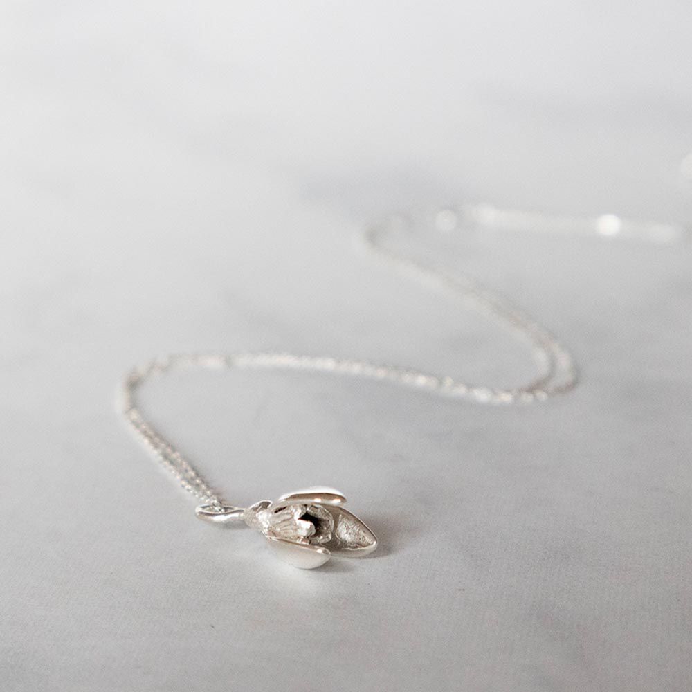 18ct Gold Vermeil Snowdrop Charm