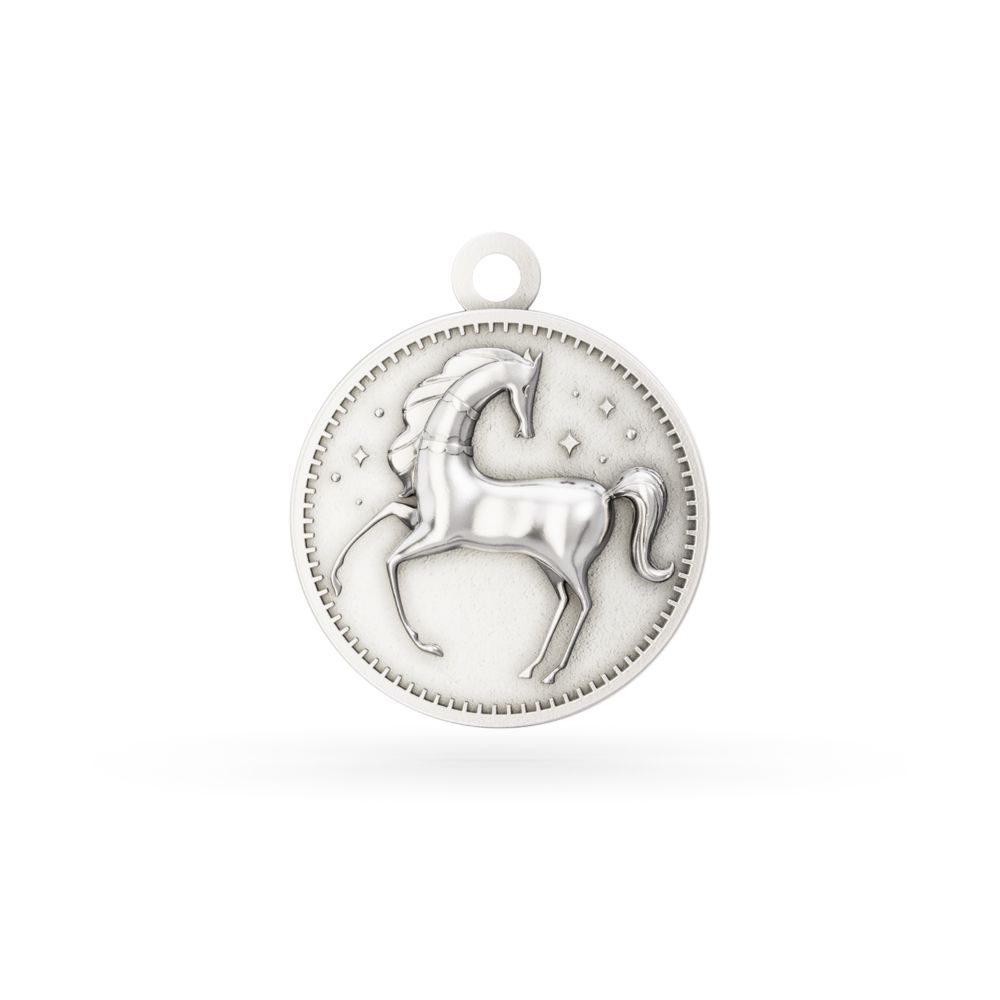 Sterling Silver Enchanted Animals Horse Charm