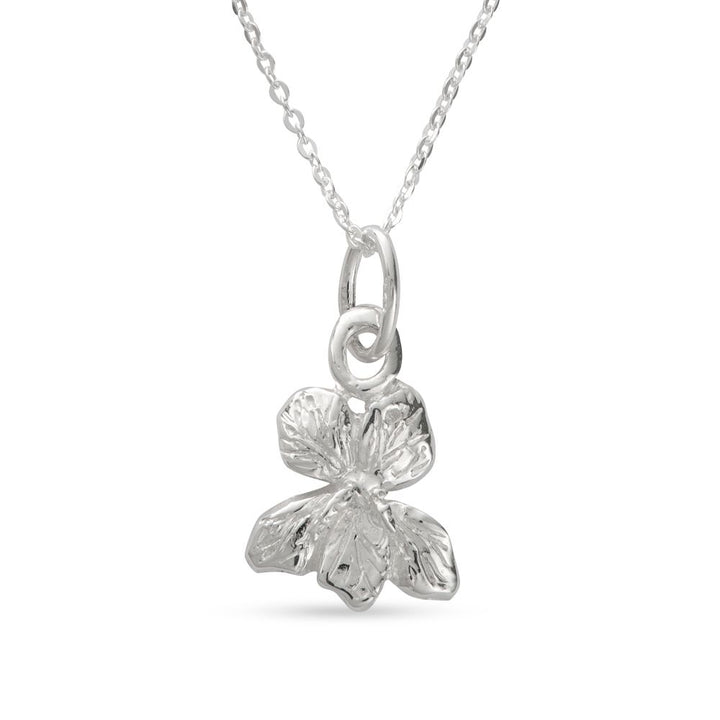 Violet Necklace in Sterling Silver – Handmade Floral Jewellery Gift