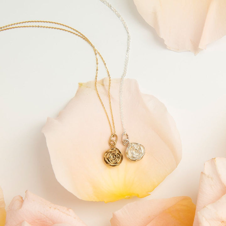 Eco Gift Box with Rose Necklace – Valentine’s Day or Birthday Gift Idea