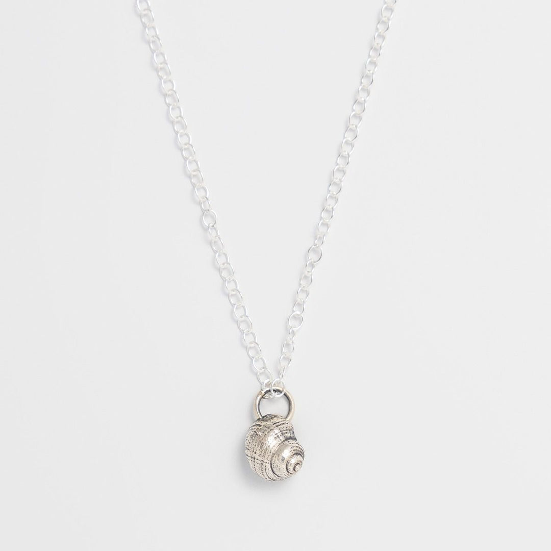 Sterling Silver Winkle Shell Necklace