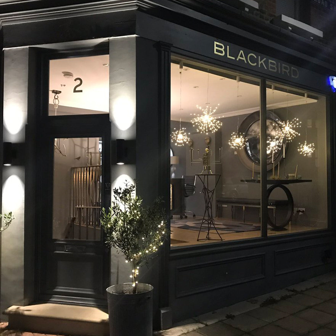 Exterior view of Blackbird Jewellery Boutique in London, showcasing its welcoming storefront with elegant signage and a glimpse of the carefully curated interior.