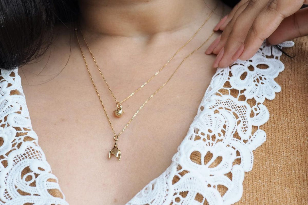 January Birth Flower Jewellery: Snowdrop & Garnet Gifts - Blackbird Jewellery
