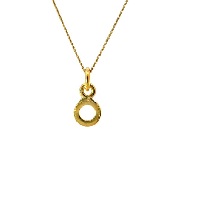 18ct Gold Vermeil Crystal Necklace by Blackbird Jewellery | Handmade jewellery