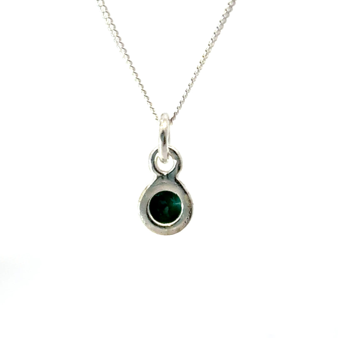 Sterling Silver Turquoise Necklace by Blackbird Jewellery | Handmade jewellery