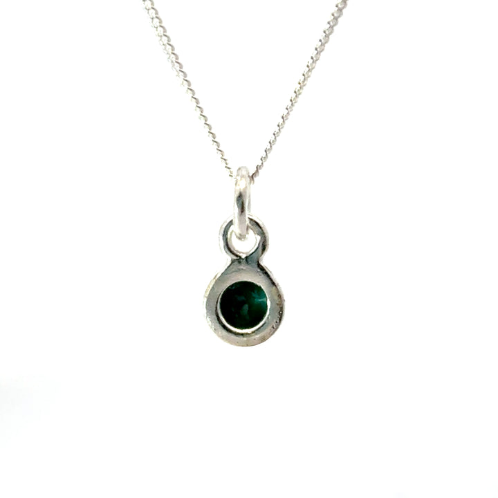 Sterling Silver Turquoise Necklace by Blackbird Jewellery | Handmade jewellery