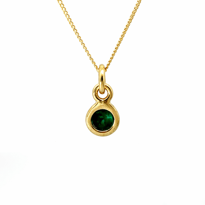 18ct Gold Vermeil Turquoise Necklace by Blackbird Jewellery | Handmade jewellery