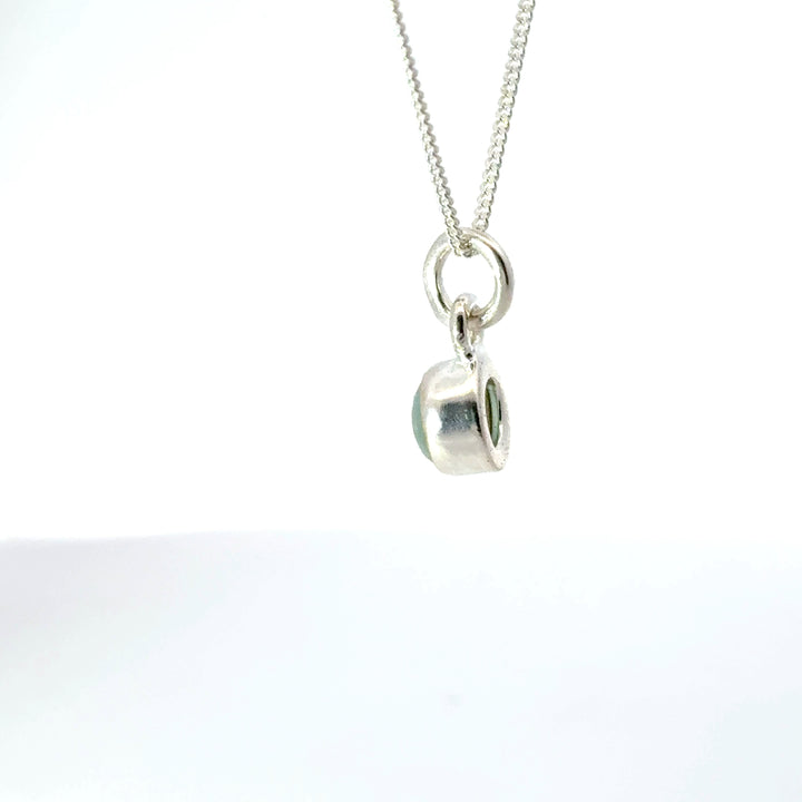 Sterling Silver Aquamarine Necklace by Blackbird Jewellery | Handmade jewellery