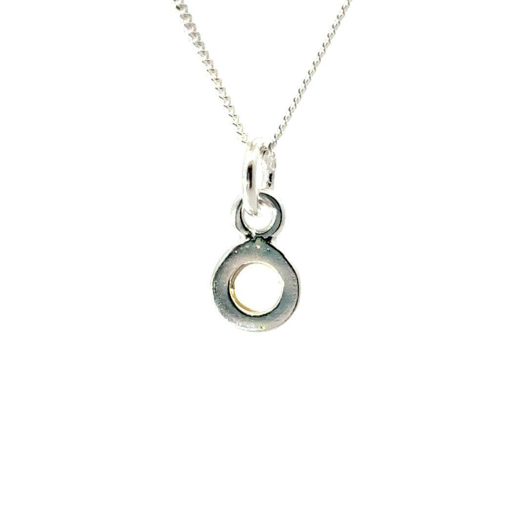 Sterling Silver Citrine Necklace by Blackbird Jewellery | Handmade jewellery