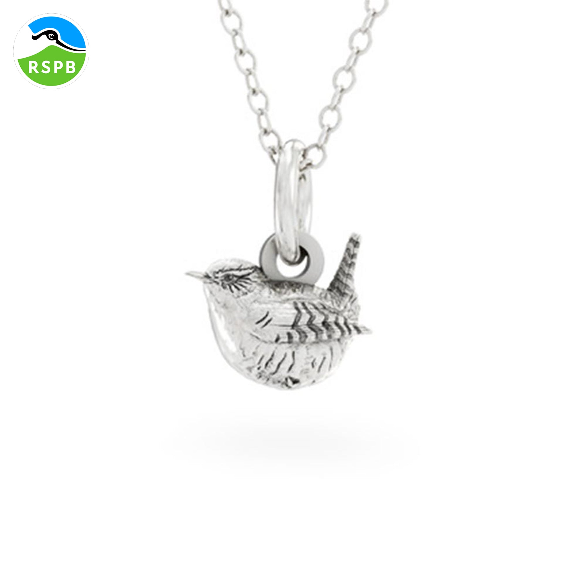 Blackbird Jewellery | Gift | Sterling Silver Mini Wren Necklace