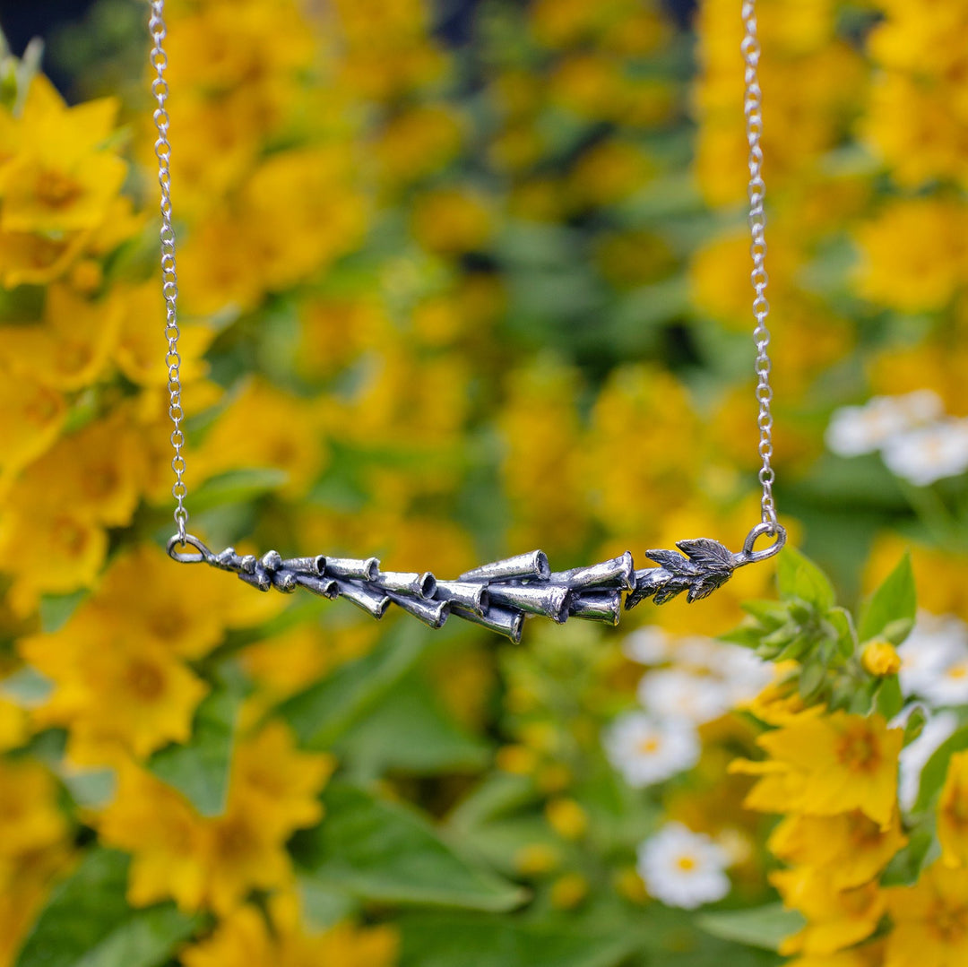 Sterling Silver Foxglove Necklace