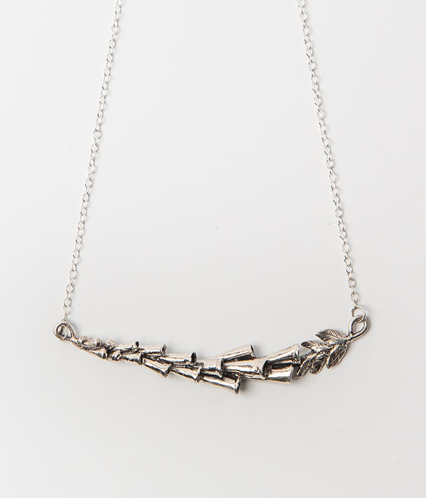 Sterling Silver Foxglove Necklace