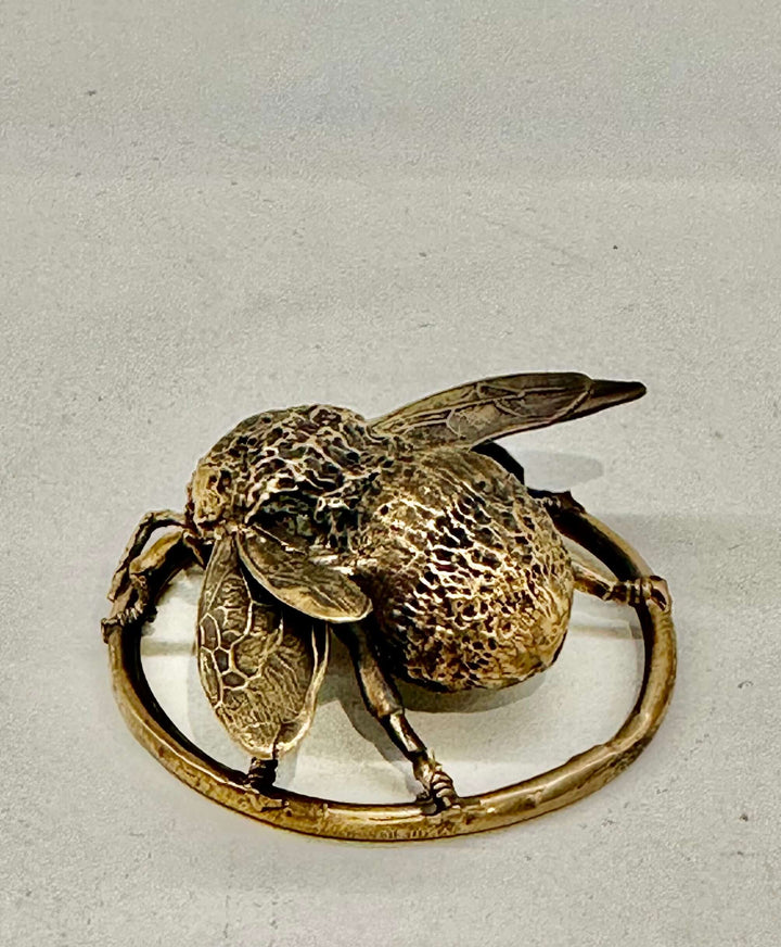 Bumble Bee Bronze Miniature Sculpture