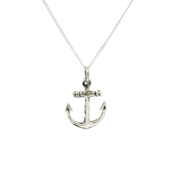 Sterling Silver Anchor Necklace