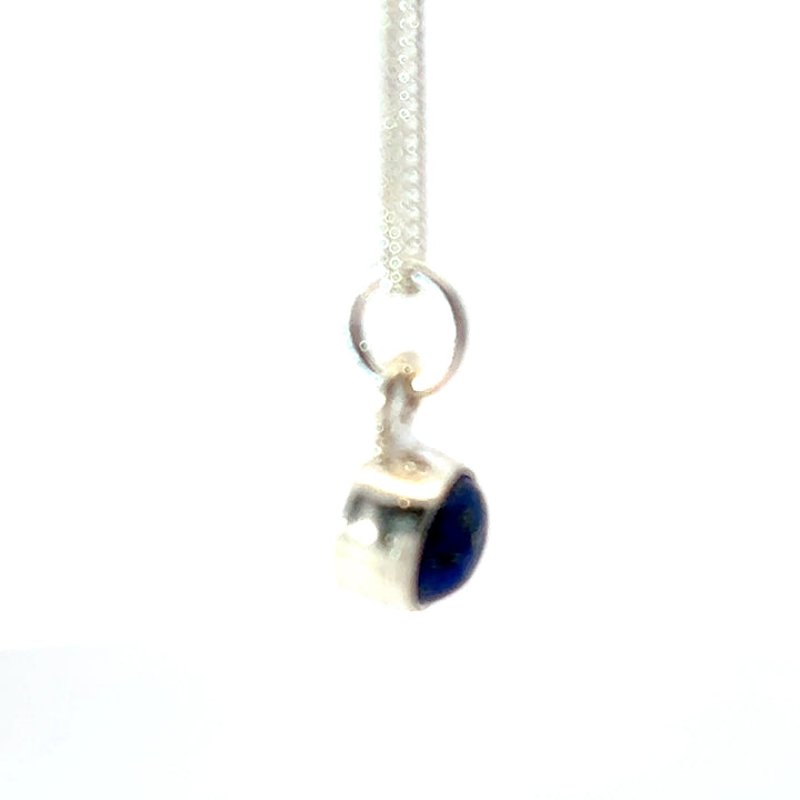 Sterling Silver Lapis Necklace
