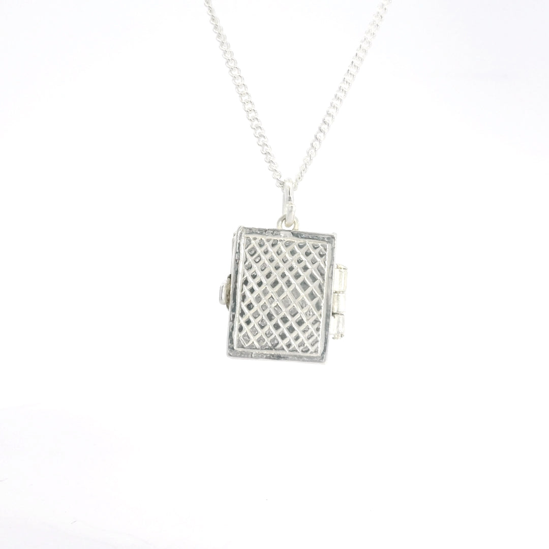 Sterling Silver Passport Locket Necklace