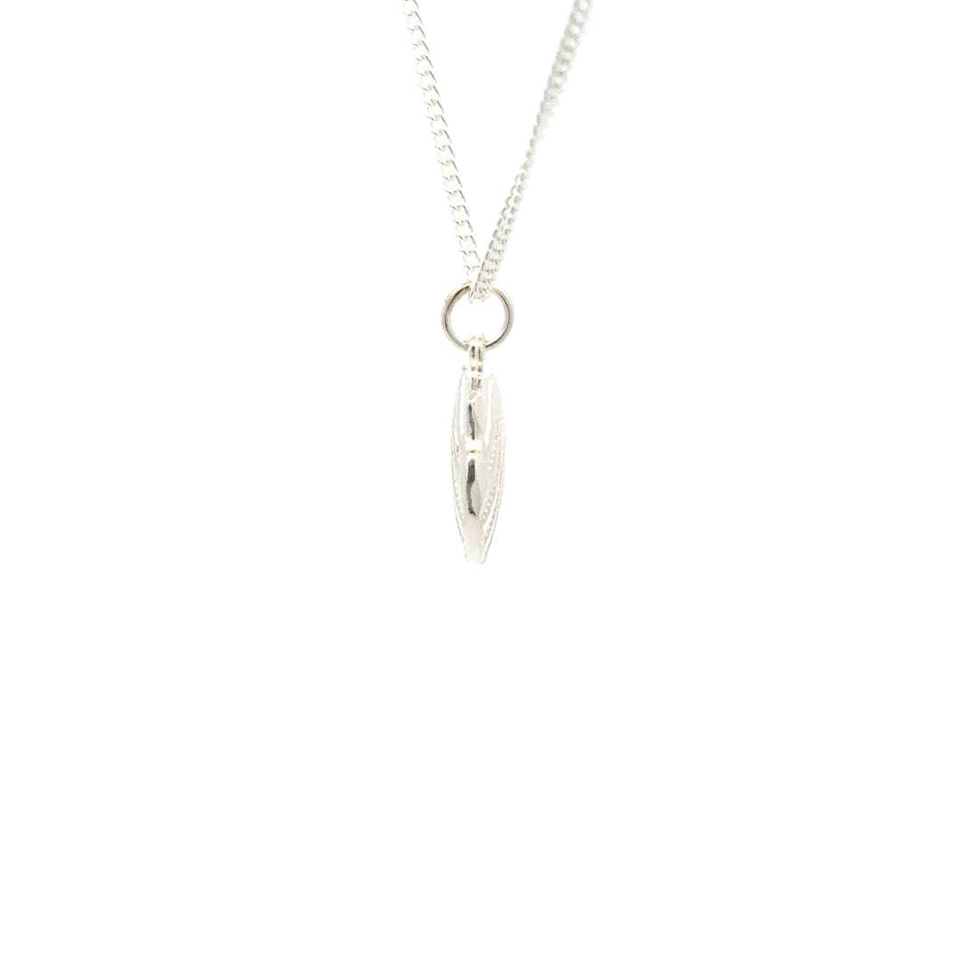 Sterling Silver Scallop Shell Necklace