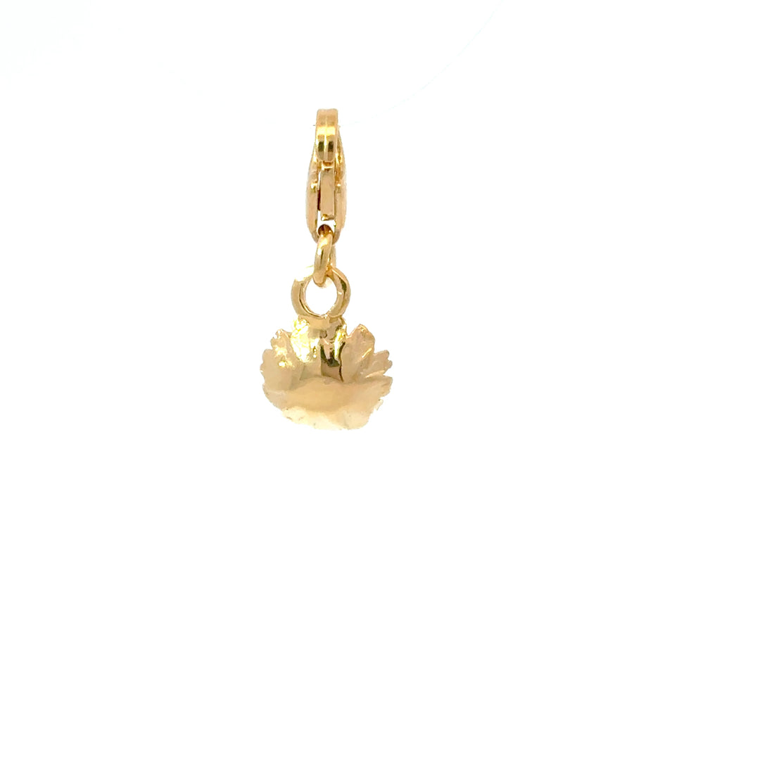 18ct Gold Vermeil Daisy Clip On Charm