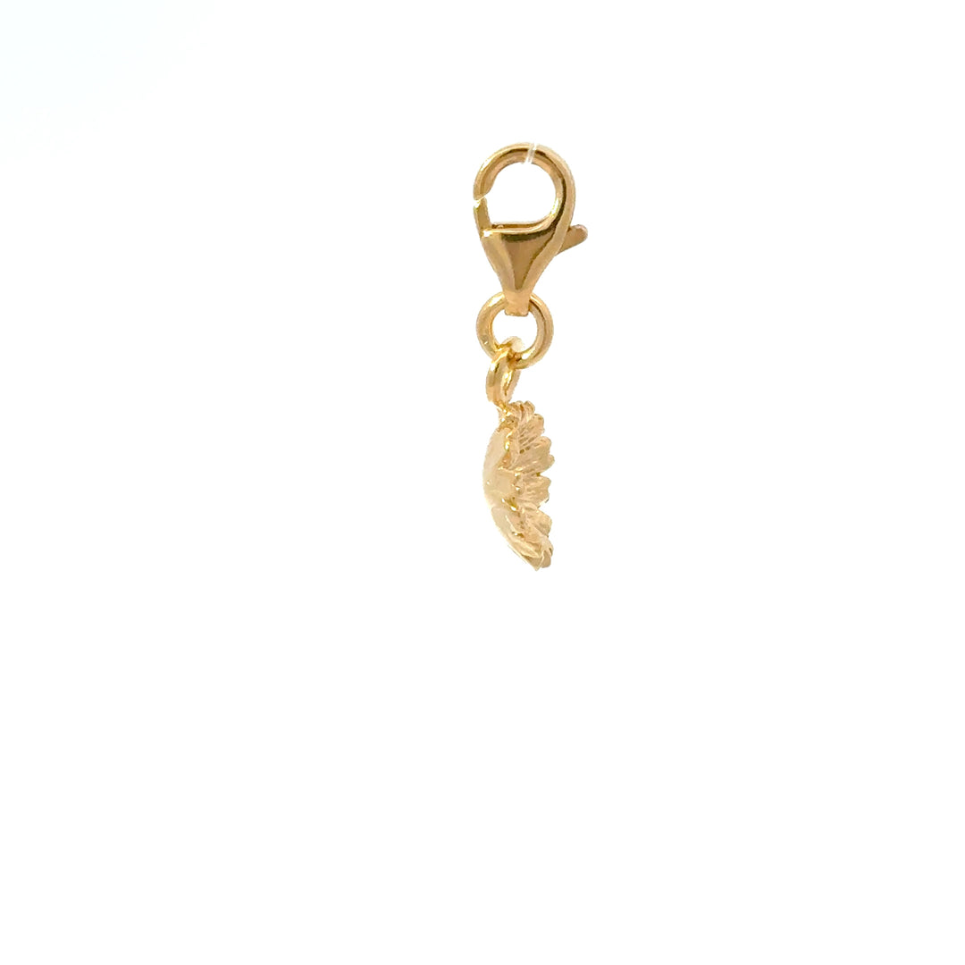 18ct Gold Vermeil Daisy Clip On Charm