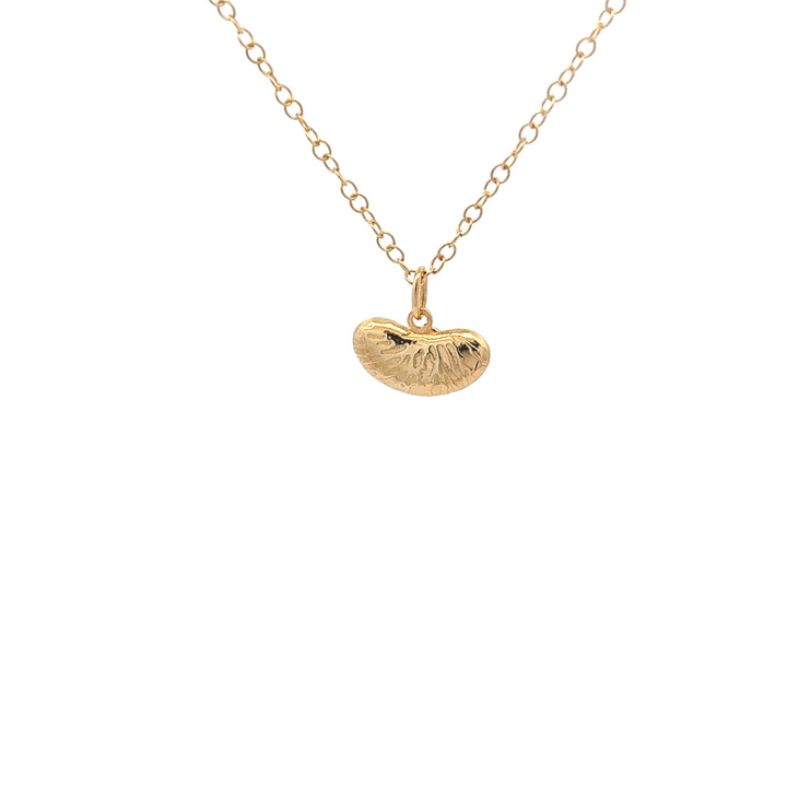 18ct Gold Vermeil Kidney Bean Necklace