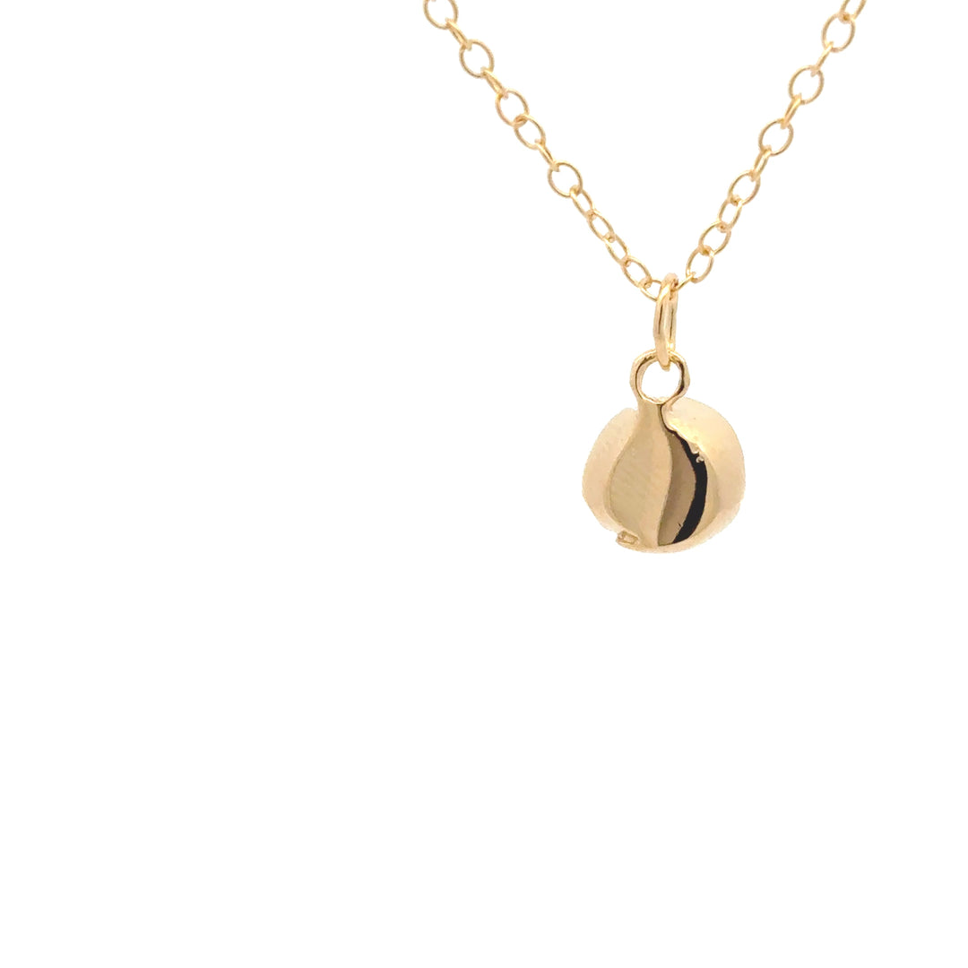 18ct Gold Vermeil Rose Necklace
