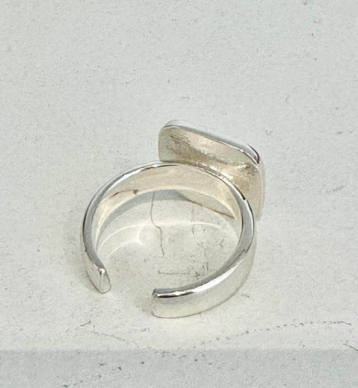 Sterling Silver Graffiti Love Ring