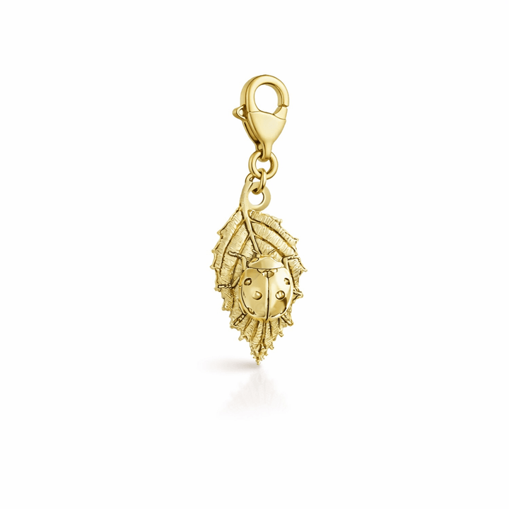 18ct Gold Vermeil Ladybird Clip - On Charm by Blackbird Jewellery | Handmade jewellery