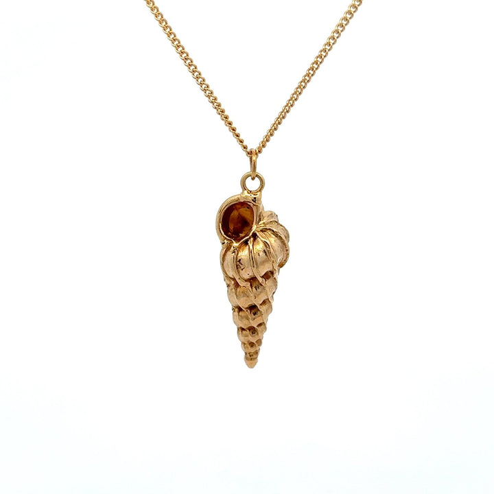 18ct Gold Vermeil Wentletrap Shell Necklace by Blackbird Jewellery | Handmade jewellery