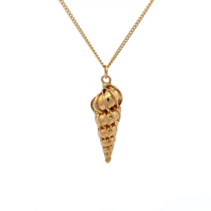18ct Gold Vermeil Wentletrap Shell Necklace by Blackbird Jewellery | Handmade jewellery